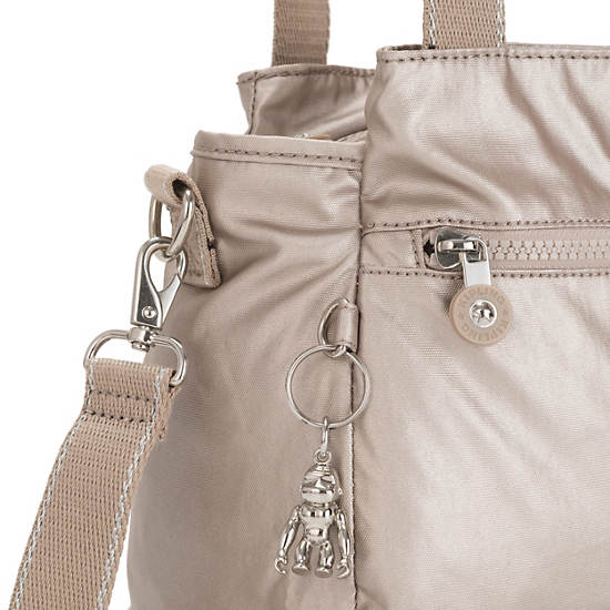 Kipling Elysia Metallic Schoudertassen Beige | België 1810IL